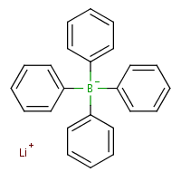 Lithium tetraphenylborate formula graphical representation