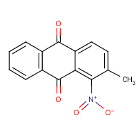 2-Methyl-1-nitroanthraquinone formula graphical representation