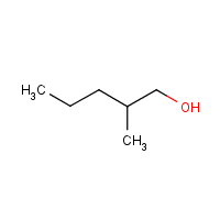 2-Methyl-1-pentanol formula graphical representation