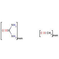 Urea formaldehyde formula graphical representation
