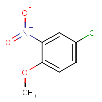 4-Chloro-2-nitroanisole formula graphical representation