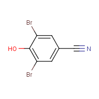 Bromoxynil formula graphical representation