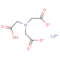 Cadmium (2+) NTA formula graphical representation
