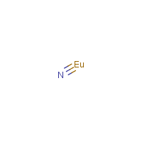 Europium nitride formula graphical representation