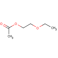 2-Ethoxyethyl acetate formula graphical representation