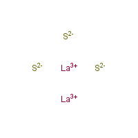 Lanthanum sulfide formula graphical representation