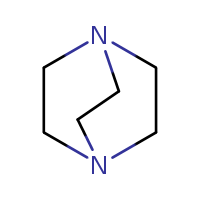 Triethylene diamine formula graphical representation