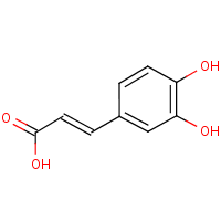Caffeic acid formula graphical representation