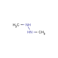 1,2-Dimethylhydrazine formula graphical representation