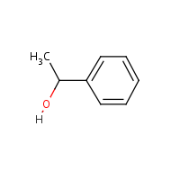 (S)-(-)-sec-Phenethyl alcohol formula graphical representation