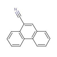 9-Cyanophenanthrene formula graphical representation
