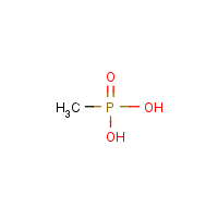 Methylphosphonic acid formula graphical representation