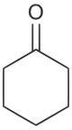 Cyclohexanone formula graphical representation