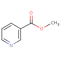 Methyl nicotinate formula graphical representation