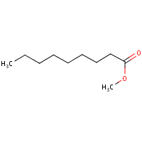 Methyl nonanoate formula graphical representation
