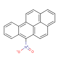 6-Nitrobenzo(a)pyrene formula graphical representation