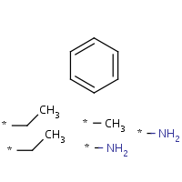 Benzenediamine, ar,ar-diethyl-ar-methyl- formula graphical representation