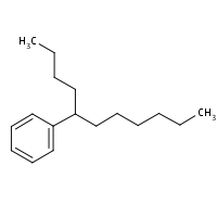Benzene, (1-butylheptyl)- formula graphical representation