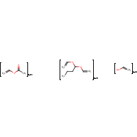 Acetic acid ethenyl ester, polymer with 1,1-bis(ethenyloxy)butane and ethenol formula graphical representation