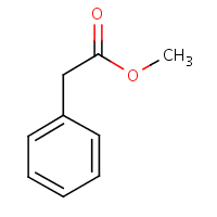 Methyl phenylacetate formula graphical representation