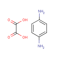 1,4-Benzenediamine ethanedioate formula graphical representation