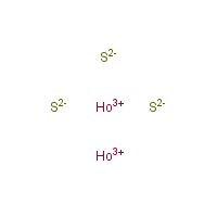 Holmium sulfide formula graphical representation