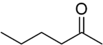2-Hexanone formula graphical representation