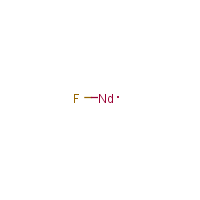 Neodymium monofluoride formula graphical representation