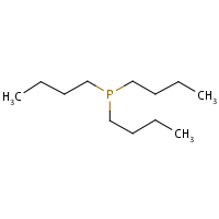 Tributylphosphine formula graphical representation