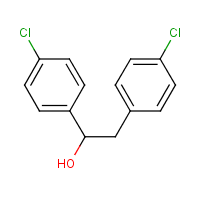 1,2-Bis(p-chlorophenyl) ethanol formula graphical representation