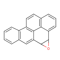Benzo(a)pyrene 4,5-epoxide formula graphical representation
