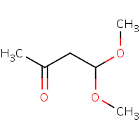 4,4-Dimethoxy-2-butanone formula graphical representation