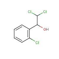 2,2-Dichloro-1-(2-chlorophenyl) ethanol formula graphical representation
