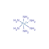 Hexammineruthenium formula graphical representation