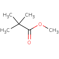 Methyl trimethylacetate formula graphical representation