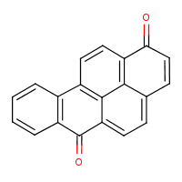 Benzo(a)pyrene-1,6-quinone formula graphical representation