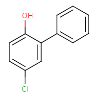 4-Chloro-2-phenylphenol formula graphical representation