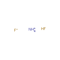 Ammonium bifluoride formula graphical representation