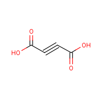 Acetylenedicarboxylic acid formula graphical representation