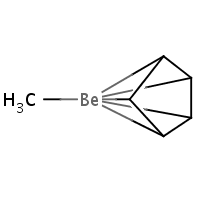 Methyl(cyclopentadienyl)beryllium formula graphical representation