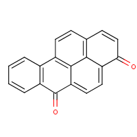 Benzo(a)pyrene-3,6-quinone formula graphical representation