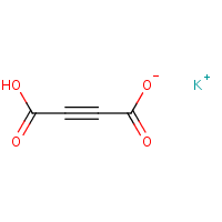 Acetylenedicarboxylic acid, monopotassium salt formula graphical representation
