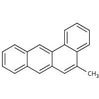 Methylbenz(a)anthracene formula graphical representation