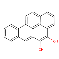 Benzo(a)pyrene-4,5-diol formula graphical representation