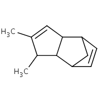 Methylcyclopentadiene dimer formula graphical representation
