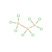 1,1,1,2,2,3,3,3-Octachlorotrisilane formula graphical representation