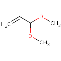 Acrolein dimethyl acetal formula graphical representation