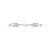 Calcium cyanide formula graphical representation