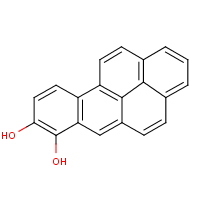 Benzo(a)pyrene-7,8-diol formula graphical representation