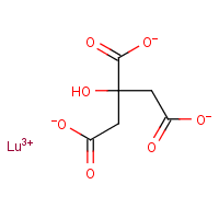Lutetium citrate formula graphical representation
